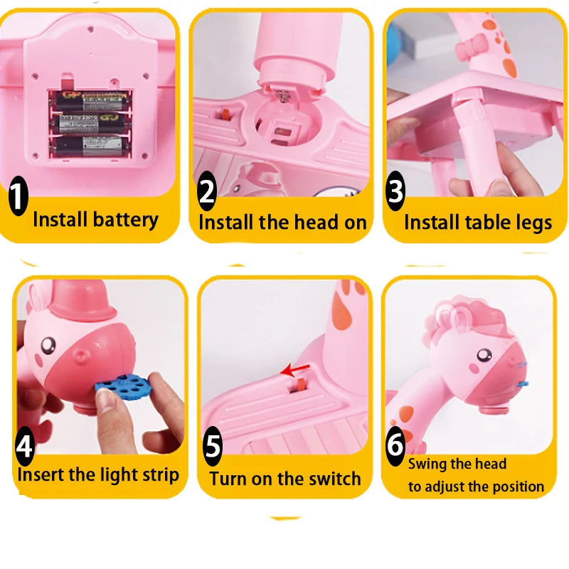 Bambini led proiettore tavolo da disegno giocattolo pittura