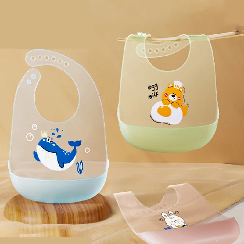 Bavaglini impermeabili per bambini Silicone Ultra-morbido