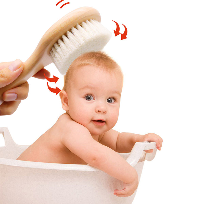 spazzola per lana capelli e pettine per bambini