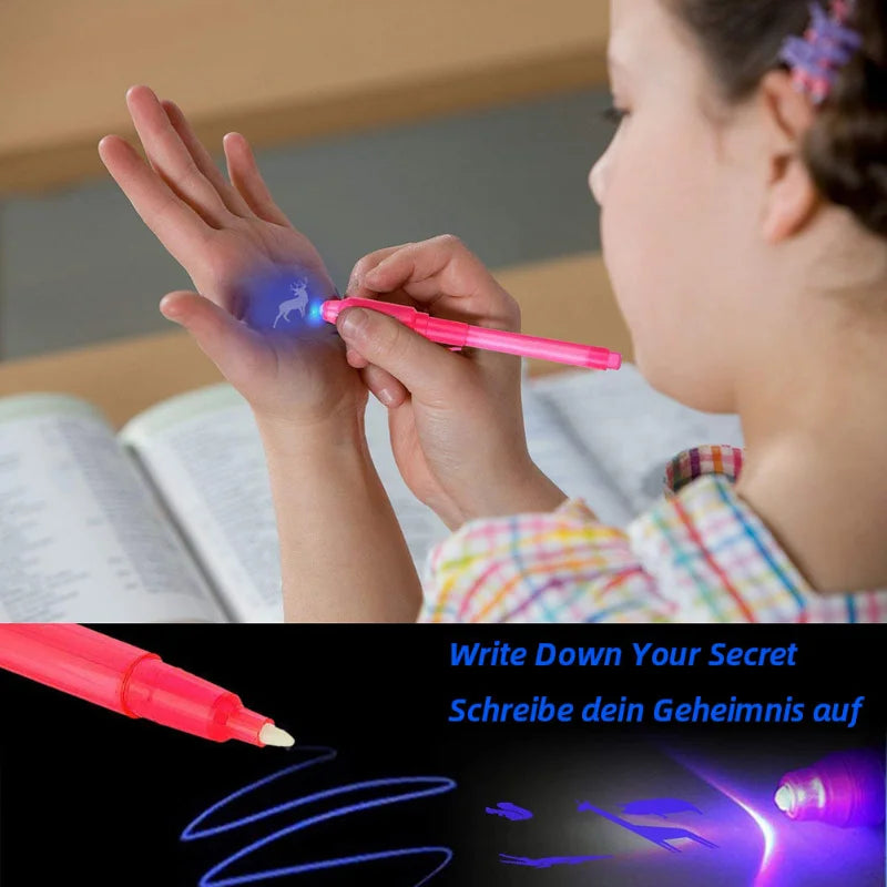 4 pz/lotto penna luminosa luminosa Magic Purple