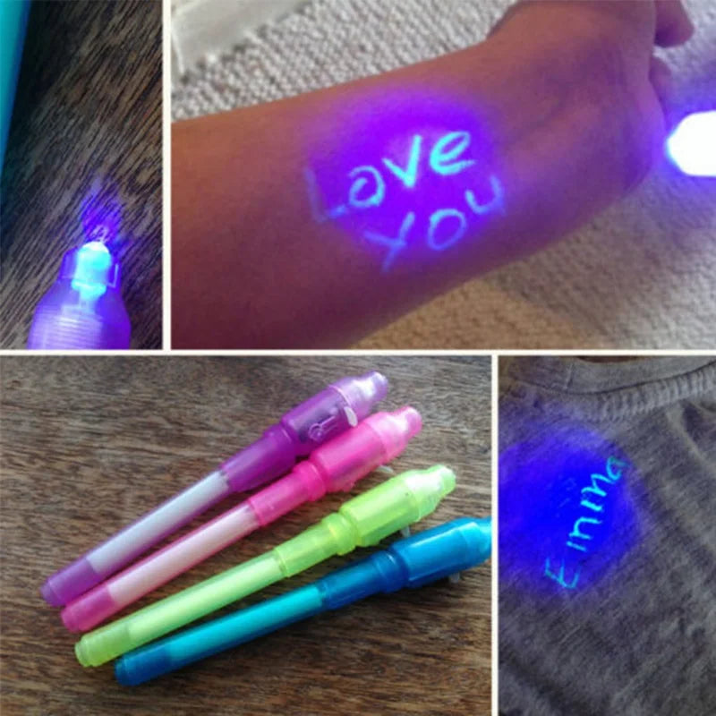 4 pz/lotto penna luminosa luminosa Magic Purple