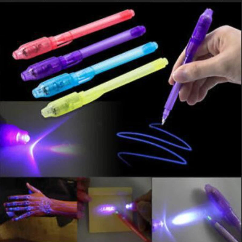 4 pz/lotto penna luminosa luminosa Magic Purple