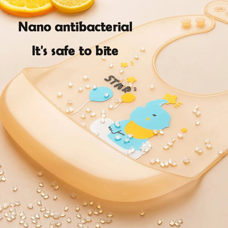 Bavaglini impermeabili per bambini Silicone Ultra-morbido